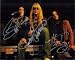 Signed Alice in Chains 8x10 by Jerry Cantrell, Sean Kinney and Mike Ines Photo