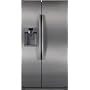 Samsung : RSG257AARS 24 cu. ft. Counter Depth Side by Side Refrigerator - Real Stainless