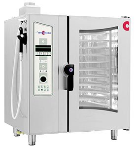 Gas Combi Oven-Natural Gas Cleveland Convotherm OGB-10.10 Gas-Fired Combi Oven Steamer Images