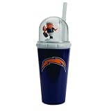 Pack of 4 NFL San Diego Chargers Children's Drinking Cups with Domes