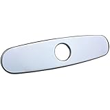 KES PTS-EP1 10-Inch Kitchen Sink Faucet Hole Cover Deck Plate Escutcheon, Polished Chrome