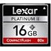 Lexar Platinum II 16 GB 80x CompactFlash Memory Card LCF16GBSBNA080