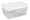 Sterilite 16448012 Storage Box, White Lid with See-Through Base, 12-Pack, 16-Quart