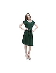 Cocktail Belted Chiffon Club Dress/Evening Dress/Homecoming Dress/Prom Dress/Wedding Dress 