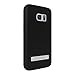 Seidio Surface with Metal Kickstand Case with Holster for Samsung Galaxy S7 [Slim Case] -Non-Retail Packaging - Black/Black