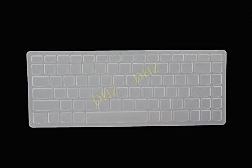 DHZ® Unique Ultra Thin Durable Colorful Translucent Keyboard Cover Silicone Skin For Lenovo IdeaPad Y480,Y485,Y470,Y471,Y400,Y400,Y410,Y410P,IdeaPad Z380,Z370,Z360,Z460,Z465,Z485,Z480,Z470,Z475,Z410,Flex 14,Flex 14AP,IdeaPad V480,V480C,V370,V470,G490,G485,G480,G470,G475,G360,G400,G400S,G405,G405S,G410,G410ST,B490,B480 (Clear)
