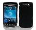 BlackBerry Torch 9800 Black Rubber Feel Hard Case Cover thumb