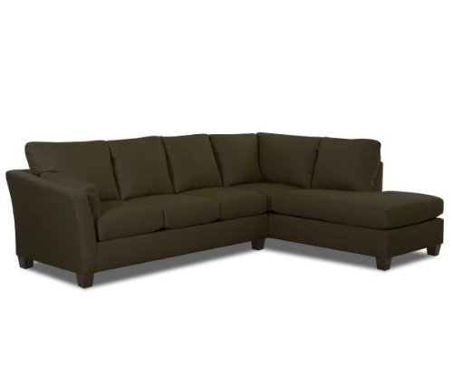 31Nxmwp0zgL Drew Sectional LAF Sofa and RAF Chaise Lounge Set (Microsuede Thyme) (39H x 82W x 37D)