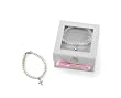 Mud Pie Baby Classic Keepsakes Cultured Pearl Bracelet with Cross,