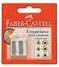 Faber castell Dual metal Pencil Sharpener for standard and jumbo size pencils