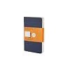 Cahier Pocket Ruled Blue Cover (Moleskine Srl), Pack of 3