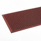 Safewalk-Light Heavy-Duty Antifatigue Mat, Rubber, 36 x 60, Terra Cotta