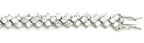 Sterling Silver CZ Cubic Zirconia Tennis Bracelet