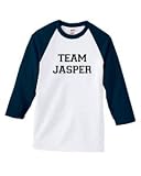 TEAM JASPER on Adult & Youth Cotton Baseball Jersey (in 8 colors)