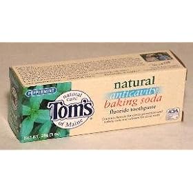 Peppermint Baking Soda Anticavity Toothpaste 1 oz - Tom's of Maine