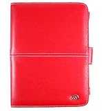 Amazon Kindle 2 Red Faux Leather e-Book Reader Carrying Case Cover