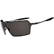 Oakley Probation Men's Lifestyle Race Wear Sunglasses w/ Free B&F Heart Sticker Bundle - Polished Black/Warm Grey
