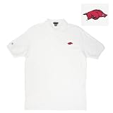 Arkansas Razorbacks NCAA Classic Pique Polo Shirt (White)