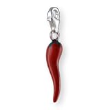MELINA Charm Anhänger Paprika Silber 925 Emaille