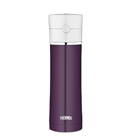 Thermos Sipp 18 Ounce Stainless Steel Tritan Hydration Bottle, Plum: Kitchen &amp; Dining