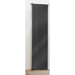 Preisg�nstiger Fl�chenvorhang Schiebegardine, blickdicht, lichtdurchl�ssig, mit Zubeh�r, 245x60, Schwarz, 85590