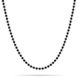 2.4mm Black IP Plated Bead Chain