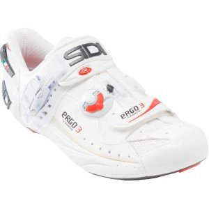 Sidi Ergo 3 Vent Carbon Shoe - Men's White Vernice, 46.5