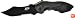 Smith & Wesson SWMP5LS M&P Linerlock Knife with 2nd Generation MAGIC Assisted Open and 40% Serrated Drop Point Blade