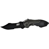 Smith & Wesson SWMP5LS M&P Linerlock Knife with 2nd Generation MAGIC Assisted Open and 40% Serrated Drop Point Blade