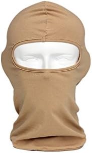 Ultra Thin Lycra Motorcycle Cycling CS Games Balaclava Full Face Mask Brown