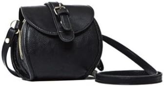 Double Zipper Women Hot Sale Evening Bags Small Shoulder Bags Mini Messenger Bags Fashion Pu Leather Bags (black)
