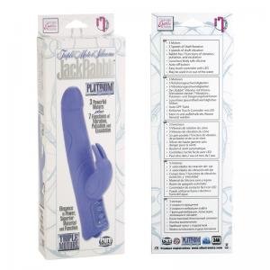 Jack Rabbit Silicone Triple Motor Blue (Package Of 4)