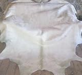 Natural Cowhide Solid Off-White