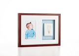Pearhead Babyprints Keepsake Wall Frame, Mahogany