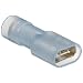 Morris Products 11976 Female Disconnect, Double Crimp, Nylon Fully Insulated, Blue, 16-14 Wire Size, 0.032"X0.250" NEMA Tab  (Pack of 100)