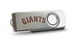 Centon San Francisco Giants Edition DataStick Swivel 4 GB USB 2.0 Flash Drive DSVM4 GB-SF (White)