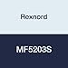 Rexnord MF5203S Double Set Collar Flange Block, 4-Bolt Piloted Flange, Double Setscrew Locking Collar, Non-Expansion, Heavy Contact Seals, Cast Iron, 2-3/16" Shaft-Size, 4-1/2" Bolt Spacing, 6-3/8" Bolt Circle