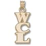 American University Eagles - Washington College Law 14KT Gold "WCL" Pendant