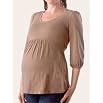Motherhood Maternity: 3/4 Sleeve Crew Neck Babydoll Maternity T Shirt