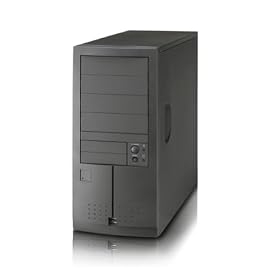Enlight 7250450B Prescott Support ATX Case 450W with SATA Connector (Black)