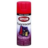 Krylon Fluorescent Spray Paint 11 oz. can yellow orange 3102