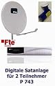P743 dig. Satanlage 2 TN, FTE PR 80 AB, FTE Max S 92