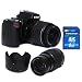 Nikon D40 D-SLR with 18-55mm, 55-200mm Lenses and Transcend 8GB SDHC