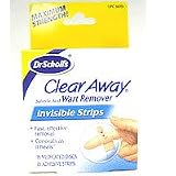 Dr. Scholls Clear Away Wart Remover Invisible Strips - 18 Pads