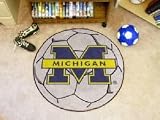 29 Round Michigan Wolverines Soccer Mat