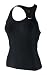 Nike Damen Tanktop Victory Long Bra, schwarz/weiß, L / 44-46, 380512-010