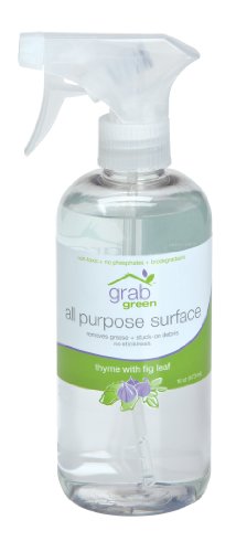 Grabgreen All Purpose Surface Cleaner, Thyme with Fig Leaf, 16 Ounce (Pack of 2)