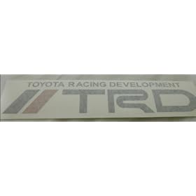 TRD Toyota Racing Development Decal Sticker (new) black/red