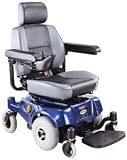 Compact Mid-Wheel Drive Power Chair, Blue with White Glove Service