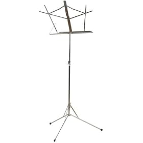 Belmonte 1050N 2-Peice Wire Music Stand, Nickel by 